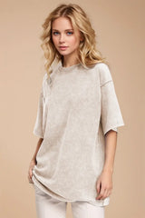 Basic Bae Round Neck Half Sleeve T-Shirt - ShopBasicbae - Flyclothing LLC