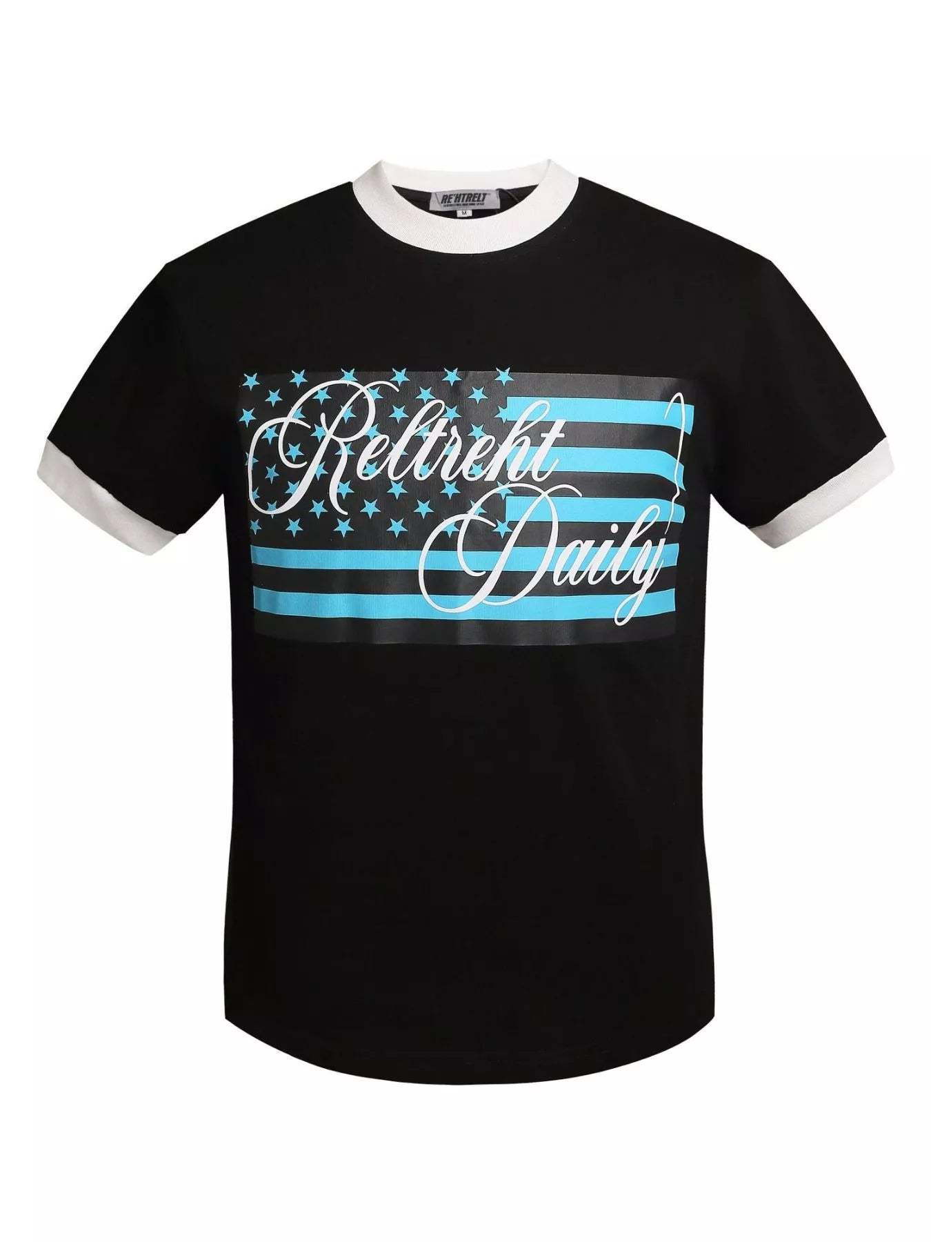 Men's US Flag Graphic Round Neck T-Shirt - Trendsi - Flyclothing LLC