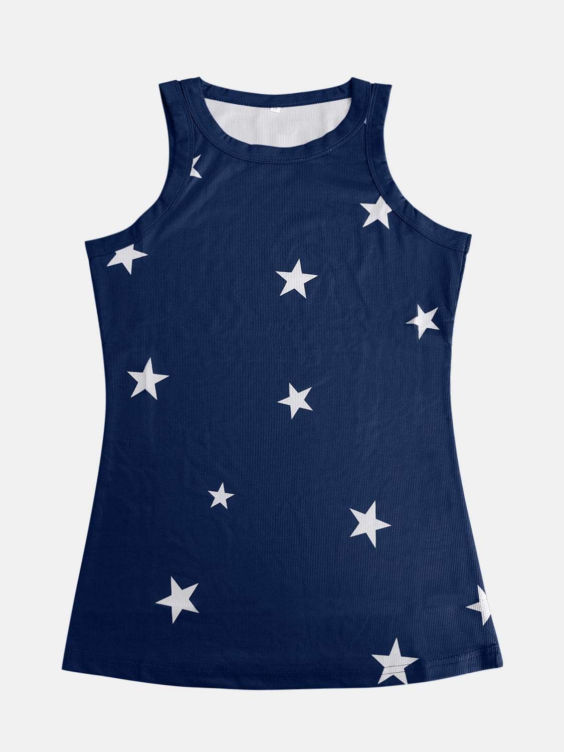 Full Size Star Round Neck Tank - Trendsi - Flyclothing LLC