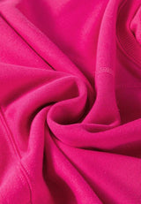 Solid Color Round Neck Long Sleeve Sweatshirt - Trendsi - Flyclothing LLC
