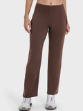 Pocketed High Waist Active Pants - Trendsi - Flyclothing LLC