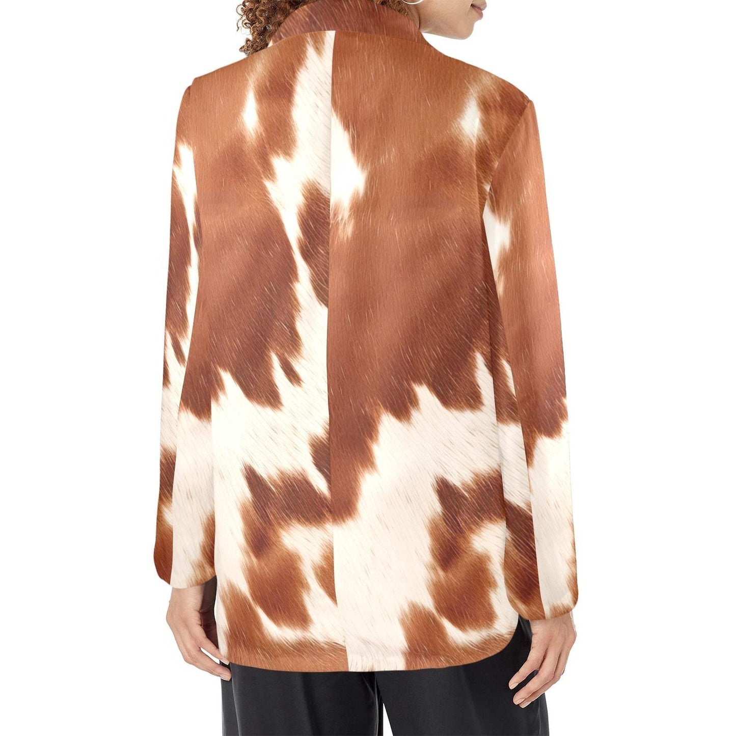 Baha Ranch Cowhide Print blazer