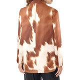 Baha Ranch Cowhide Print blazer
