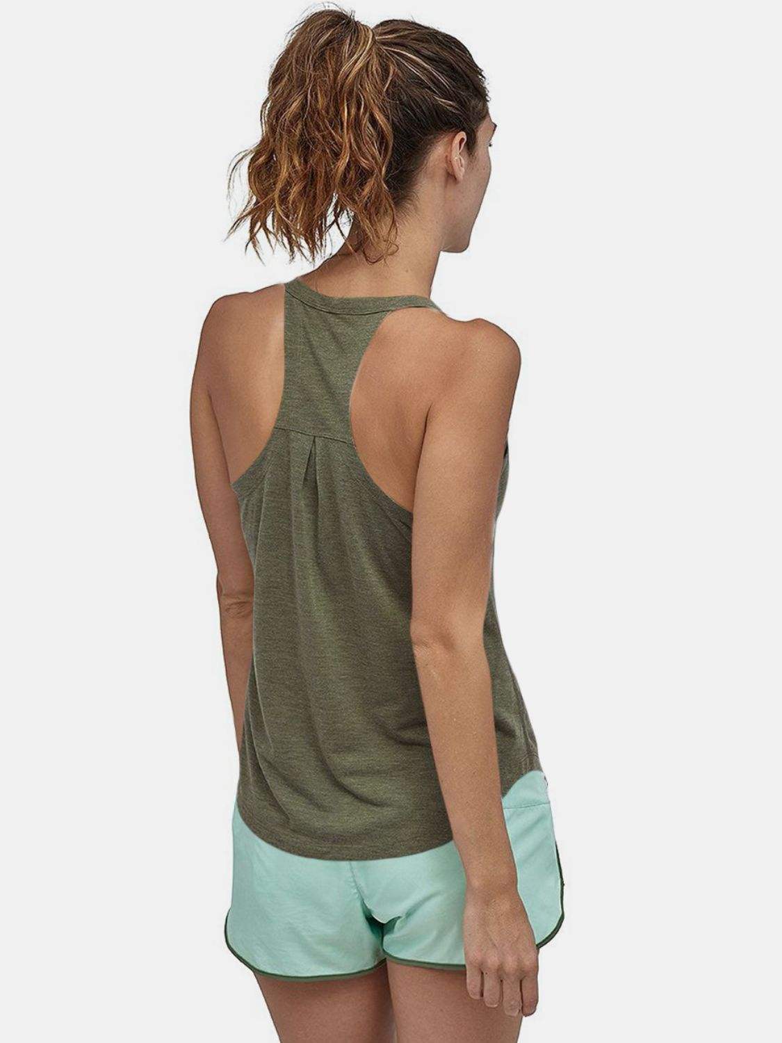 Scoop Neck Active Tank - Trendsi - Flyclothing LLC