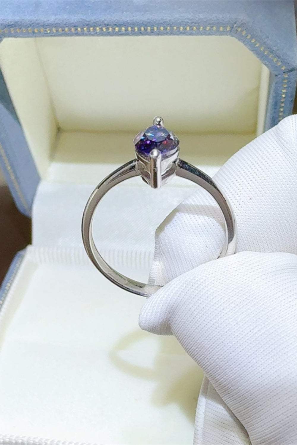2 Carat Moissanite 925 Sterling Silver Ring - Trendsi - Flyclothing LLC