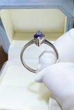 2 Carat Moissanite 925 Sterling Silver Ring - Trendsi