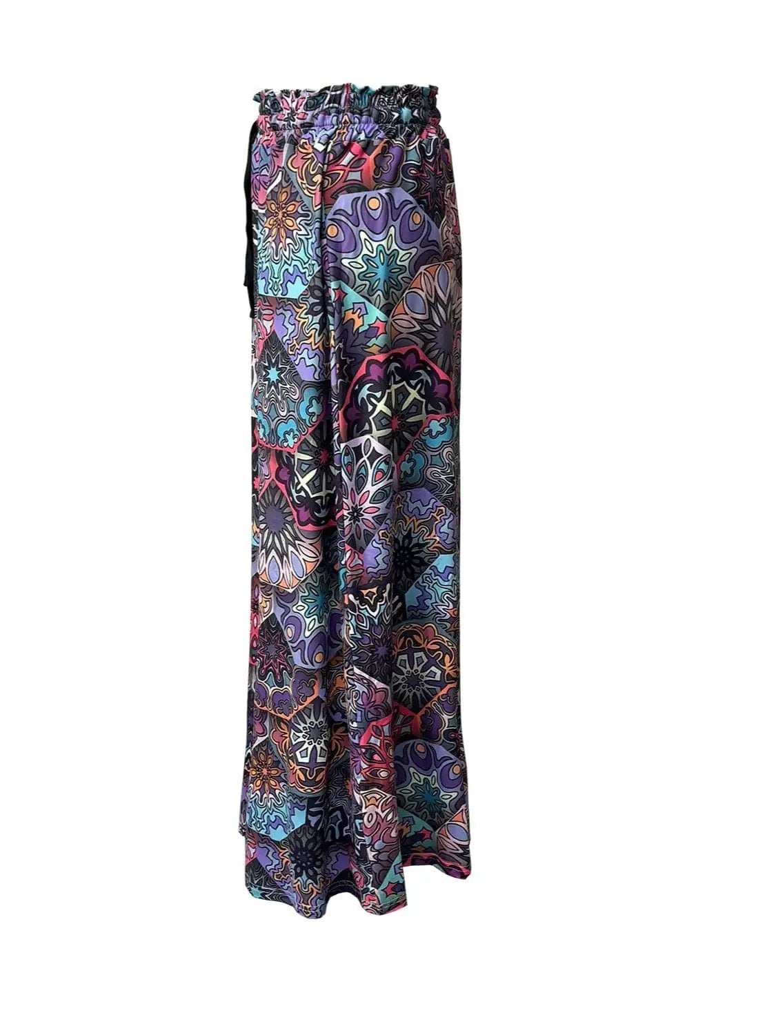 Printed Maxi Skirt with Pockets - Trendsi - Flyclothing LLC