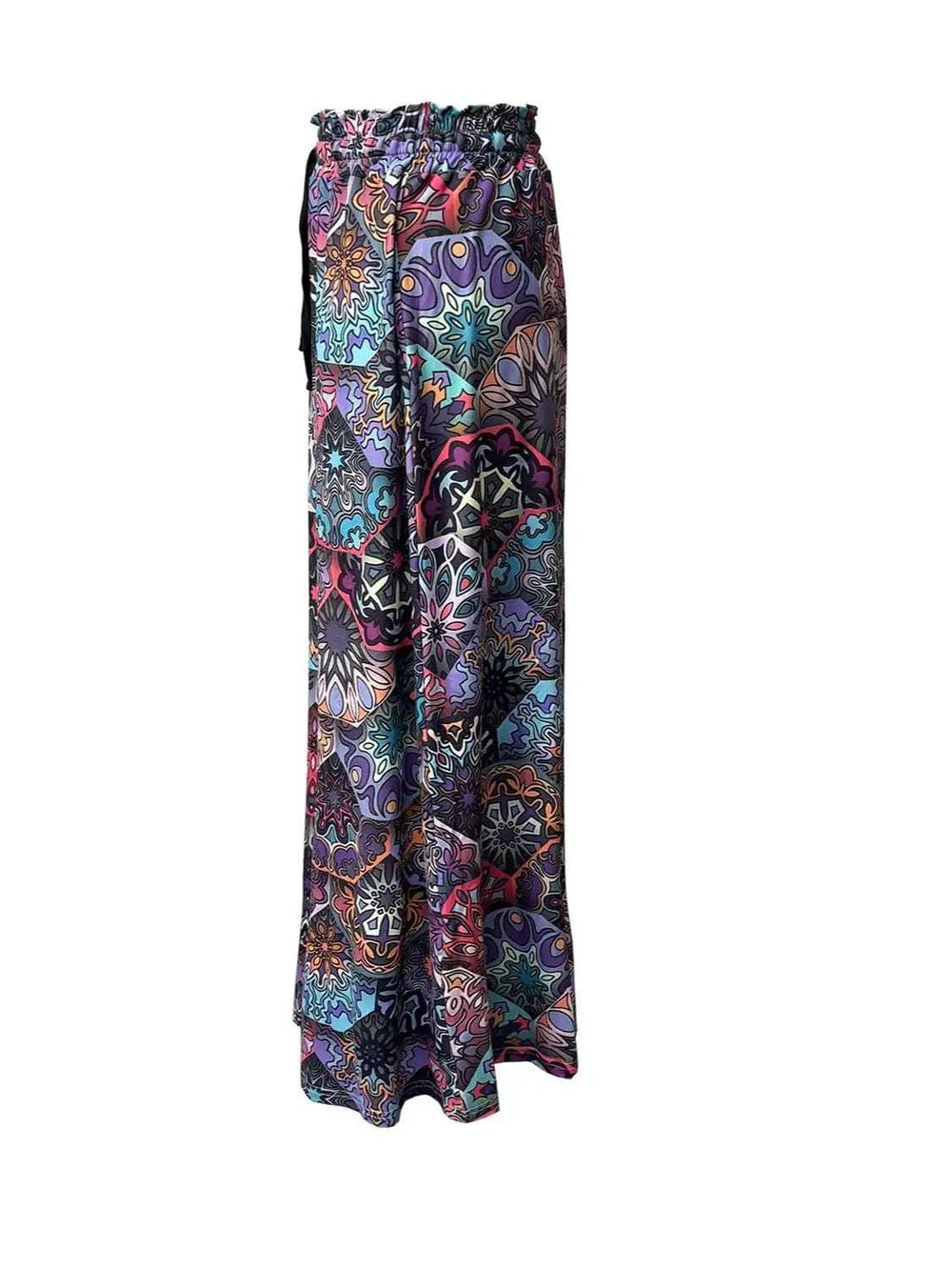 Printed Maxi Skirt with Pockets - Trendsi - Flyclothing LLC