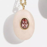 Natural Stone Pendant Necklace - Trendsi - Flyclothing LLC