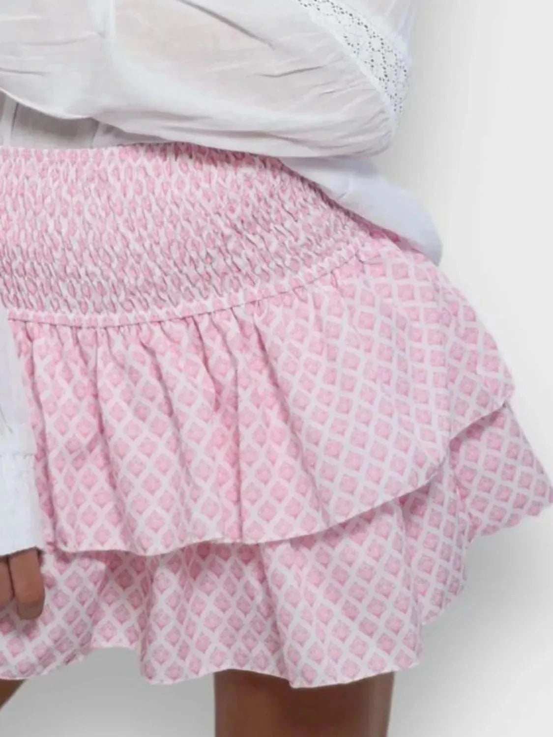 Layered Mini Skirt - Trendsi - Flyclothing LLC