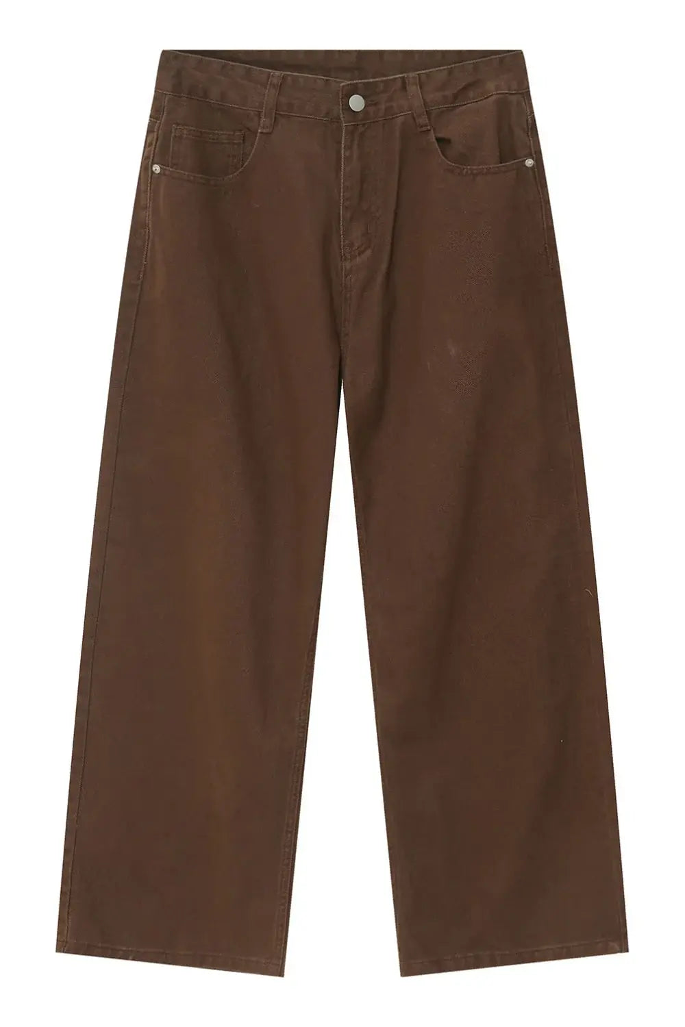 Pocketed Wide Leg Men's Jeans - Trendsi - Flyclothing LLC