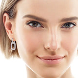 2.16 Carat Moissanite 925 Sterling Silver Earrings - Trendsi - Flyclothing LLC