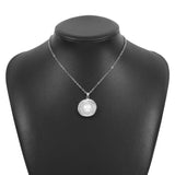 Alloy Pearl Pendant Necklace - Trendsi - Flyclothing LLC