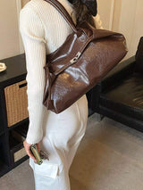 PU Leather Shoulder Bag - Trendsi - Flyclothing LLC