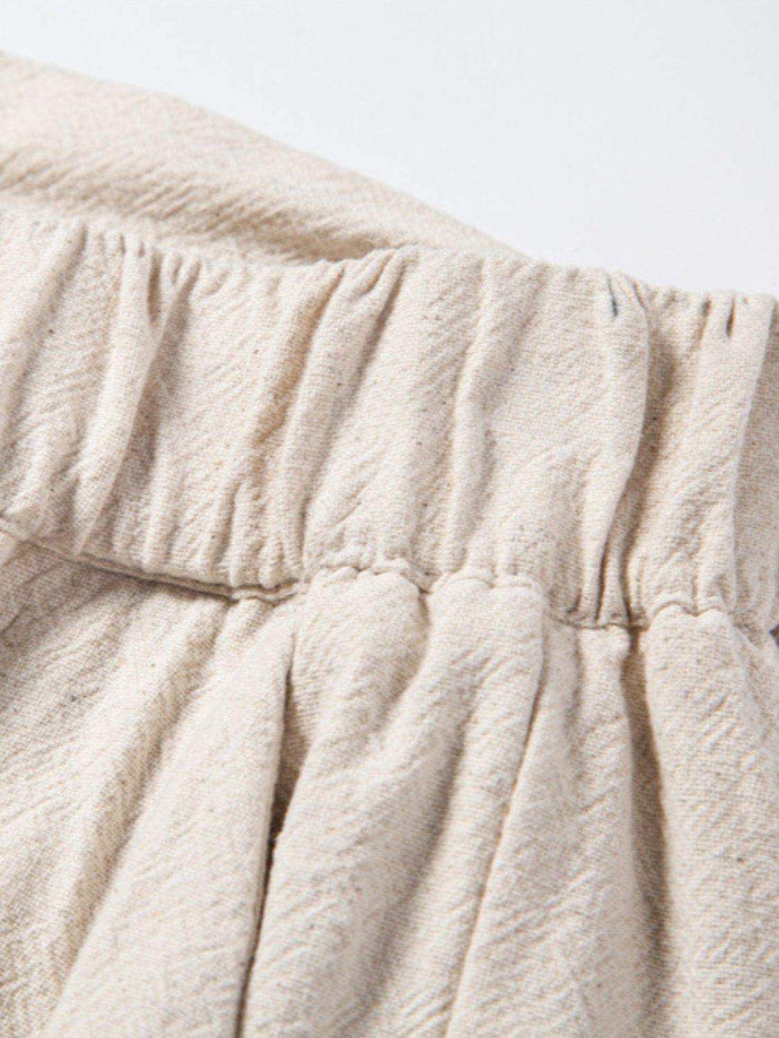 Men's Drawstring Straight Pants - Trendsi - Flyclothing LLC