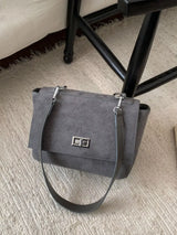 Suede Flap Crossbody Bag - Trendsi - Flyclothing LLC