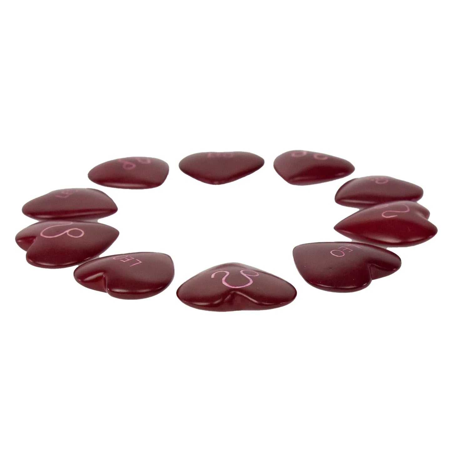 Zodiac Soapstone Hearts, Pack of 5: LEO - SMOLArt - Flyclothing LLC