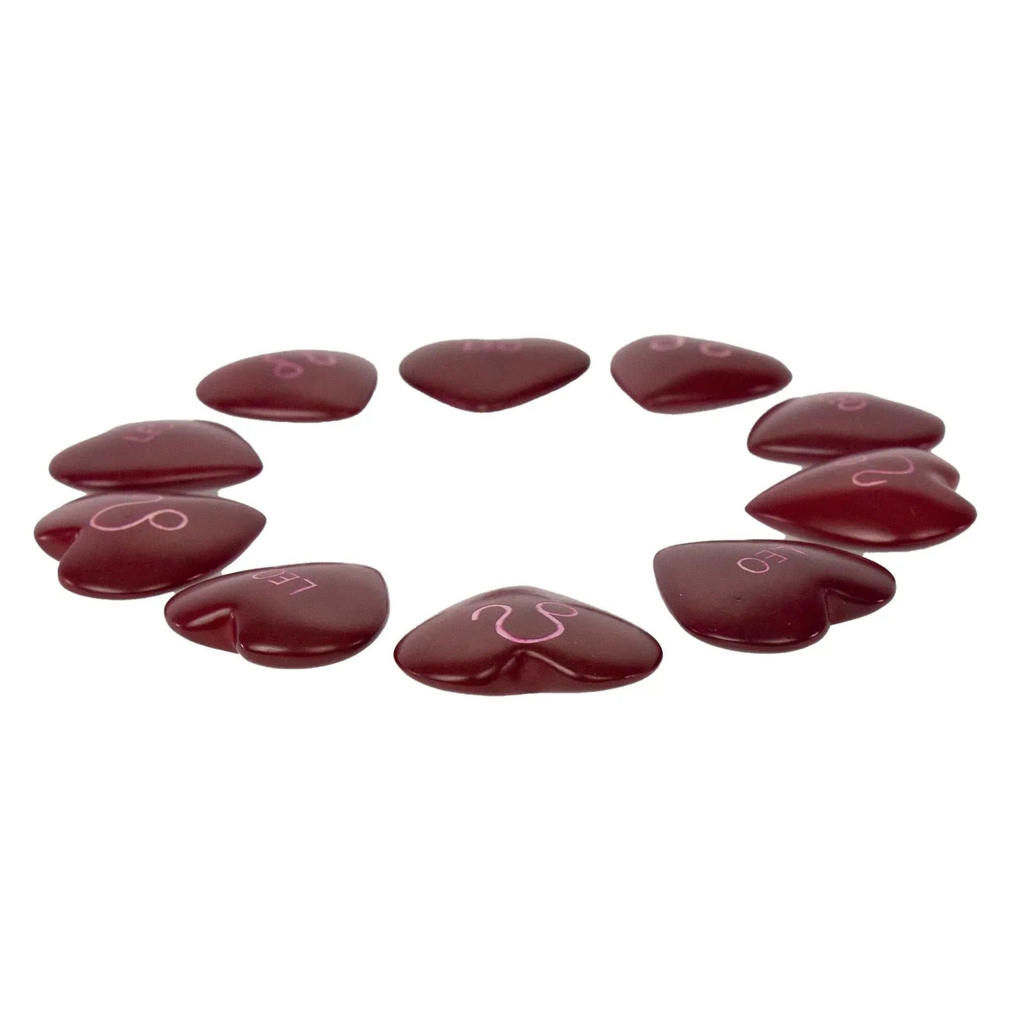 Zodiac Soapstone Hearts, Pack of 5: LEO - SMOLArt - Flyclothing LLC