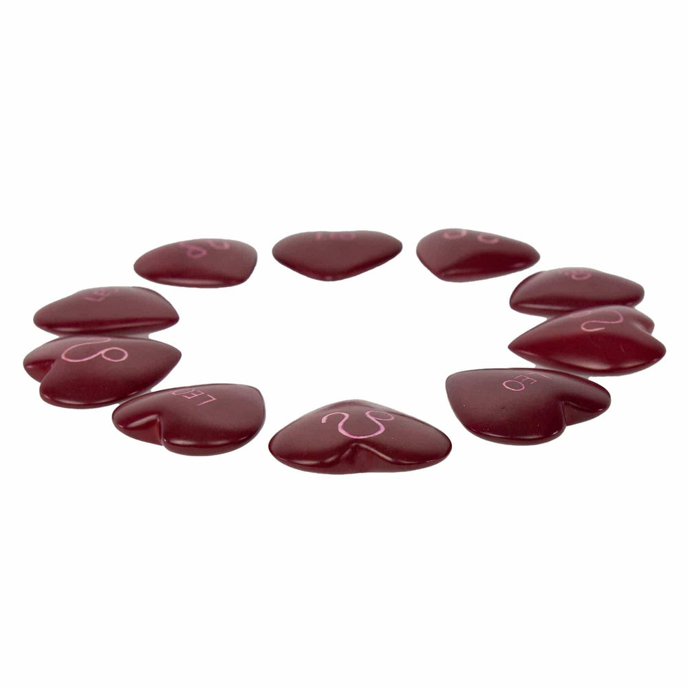 Zodiac Soapstone Hearts, Pack of 5: LEO - SMOLArt - Flyclothing LLC