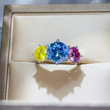 5 Carat Moissanite 925 Sterling Silver Ring - Trendsi - Flyclothing LLC