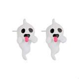 Halloween Ghost and Pumpkin Dangle Earrings - Trendsi - Flyclothing LLC
