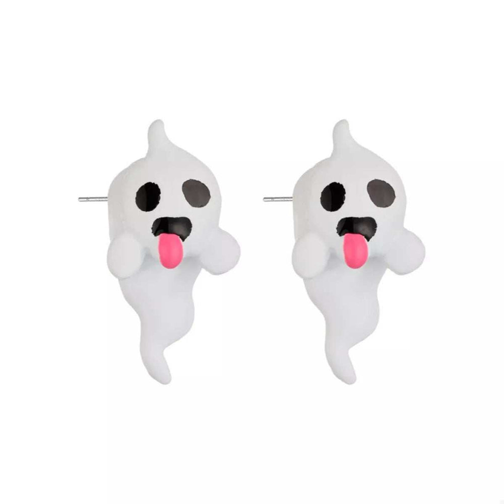 Halloween Ghost and Pumpkin Dangle Earrings - Trendsi - Flyclothing LLC