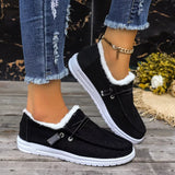 Faux Fur Lined Slip-Ons - Trendsi - Flyclothing LLC