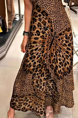 Butterfly Leopard Maxi Cami Dress - Trendsi - Flyclothing LLC