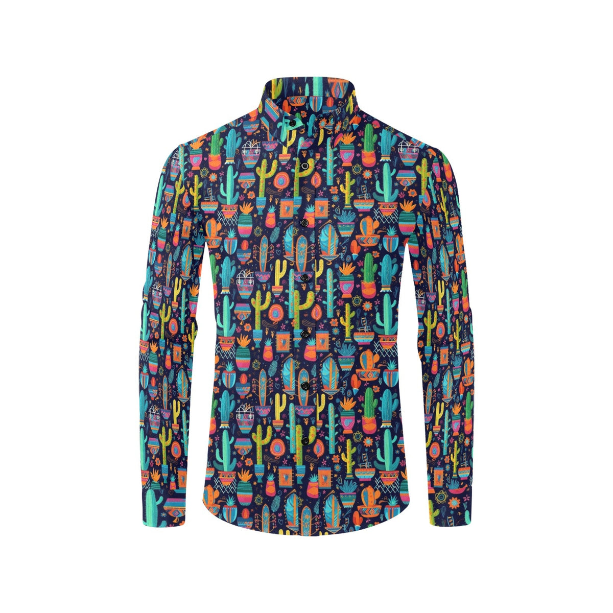 Baha Ranch Crazy Cactus Lady Unisex Western Button Up Shirt