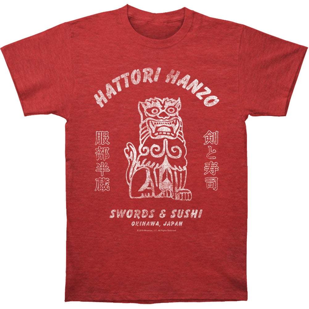 Kill Bill Swords and Sushi fitted jersey tee - Kill Bill - Flyclothing LLC