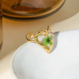 Stainless Steel Eternal Flower Ring - Trendsi