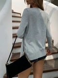 Button Up Long Sleeve Cardigan - Trendsi - Flyclothing LLC
