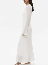 Ribbed Knit Cami Dress and Cover Up Sweater Set - Trendsi - Flyclothing LLC