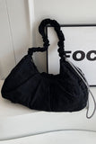 Drawstring Strap Ruched Crossbody Bag - Trendsi