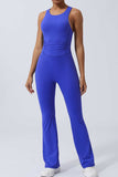 Crisscross Wide Strap Sleeveless Jumpsuit - Trendsi - Flyclothing LLC