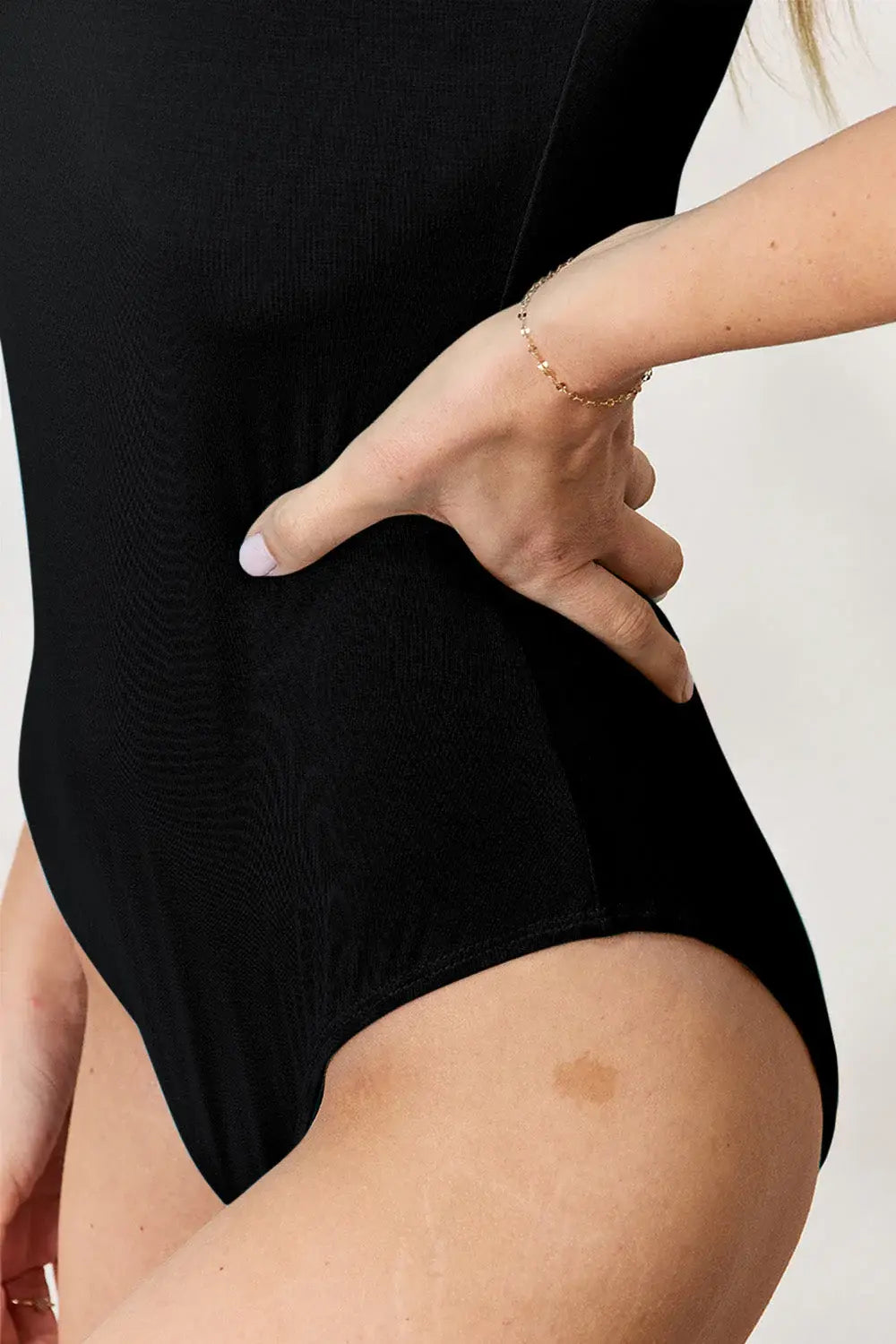 Basic Bae Full Size Round Neck Short Sleeve Bodysuit - ShopBasicbae - Flyclothing LLC