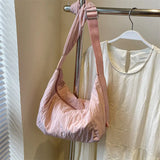 Pleated Dumpling Crossbody Bag - Trendsi - Flyclothing LLC