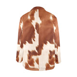 Baha Ranch Cowhide Print blazer