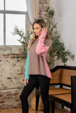 Sew In Love Full Size Color Block Drop Shoulder Sweater - Trendsi