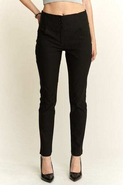 ADORA High Waist Skinny Pants - Trendsi - Flyclothing LLC
