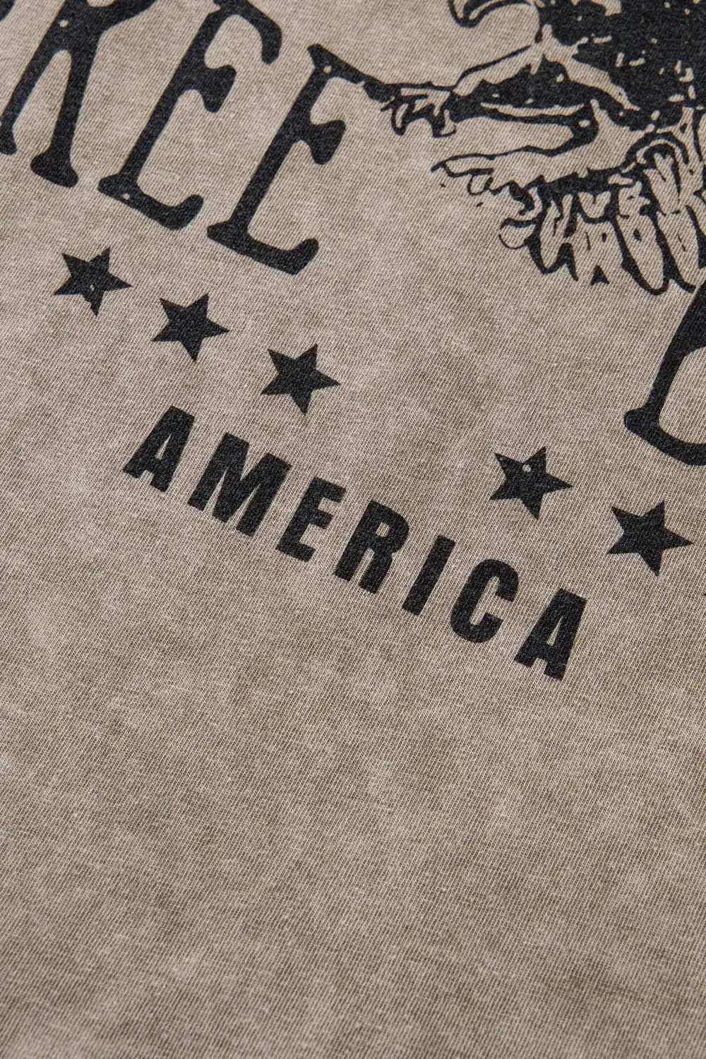 AMERICA FREE BIRD Vintage Graphic Mineral Washed Tee - Trendsi - Flyclothing LLC