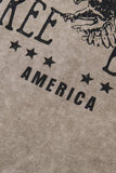 AMERICA FREE BIRD Vintage Graphic Mineral Washed Tee - Trendsi - Flyclothing LLC