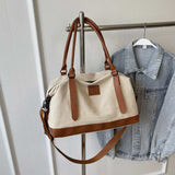 Contrast Travel Bag - Trendsi - Flyclothing LLC