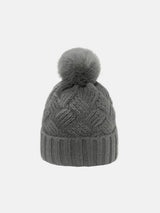 Roll Rim Cable-Knit Hat - Trendsi - Flyclothing LLC