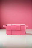 Zenana Vegan Leather Woven Crossbody Bag - Trendsi - Flyclothing LLC