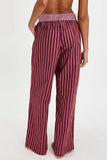 Striped Wide Leg Pants - Trendsi