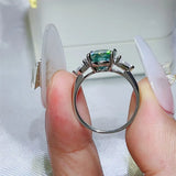 3 Carat Moissanite 925 Sterling Silver Ring - Trendsi - Flyclothing LLC