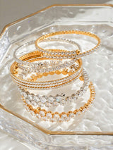 Stainless Steel Inlaid Zircon Bracelet - Trendsi - Flyclothing LLC