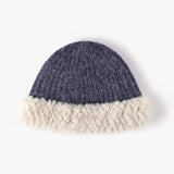 Fuzzy Hem Knit Hat - Trendsi - Flyclothing LLC