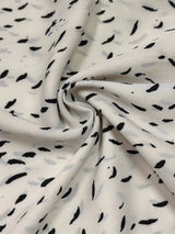 Ruffled Printed Tie Neck Long Sleeve Blouse - Trendsi - Flyclothing LLC